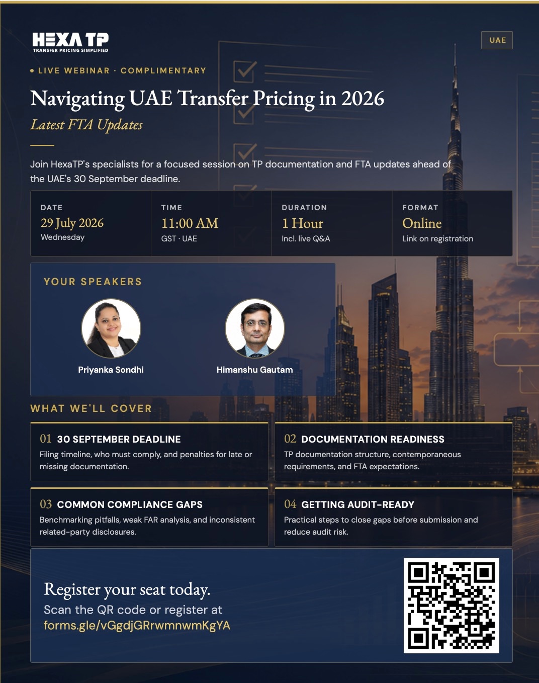 July Transfer Pricing Webinar