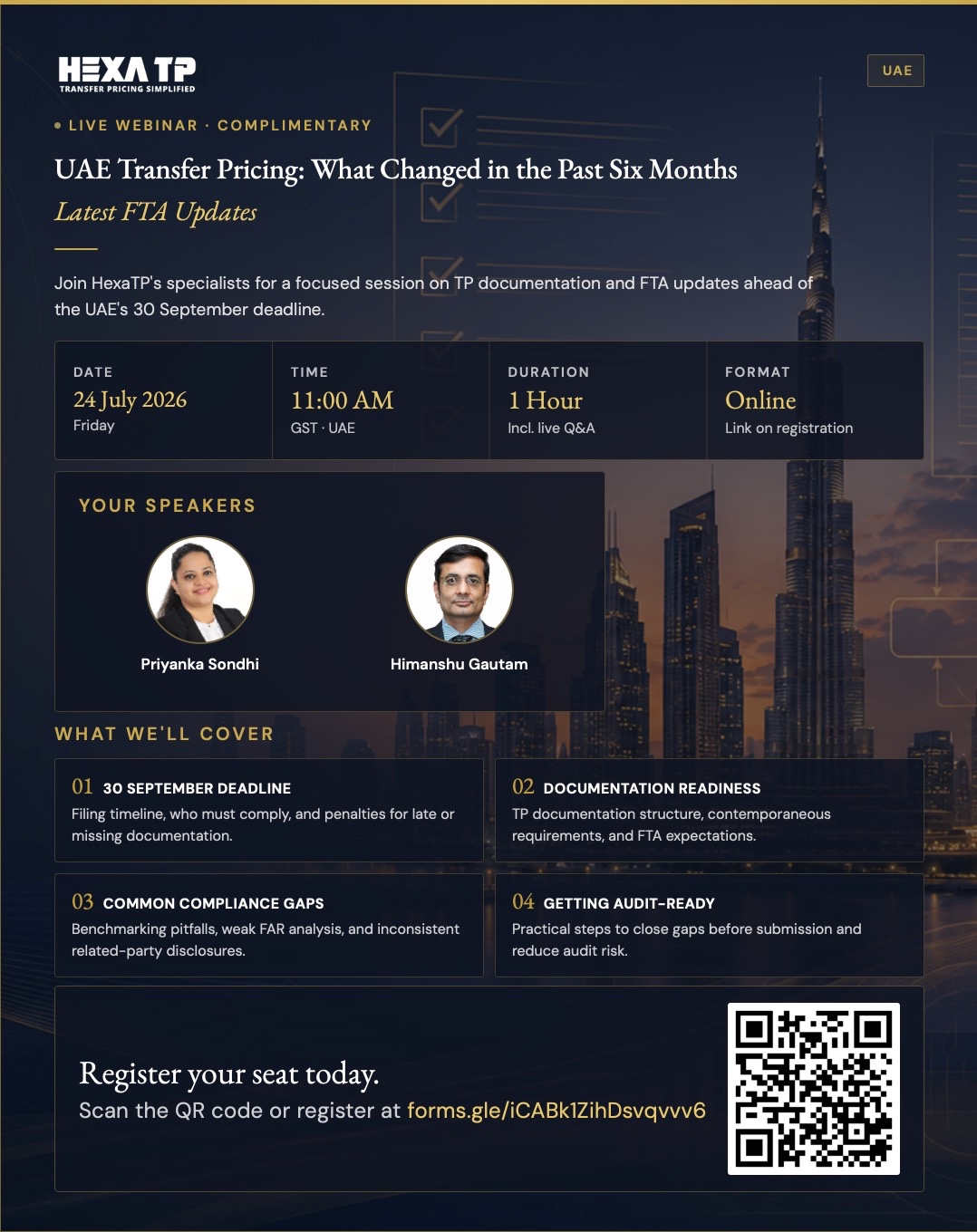 UAE Transfer Pricing Webinar