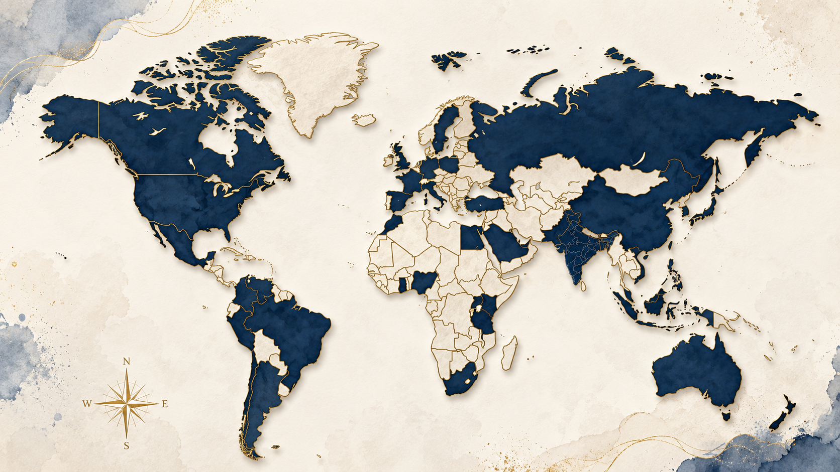 HexaTP Global Coverage - 50+ Countries